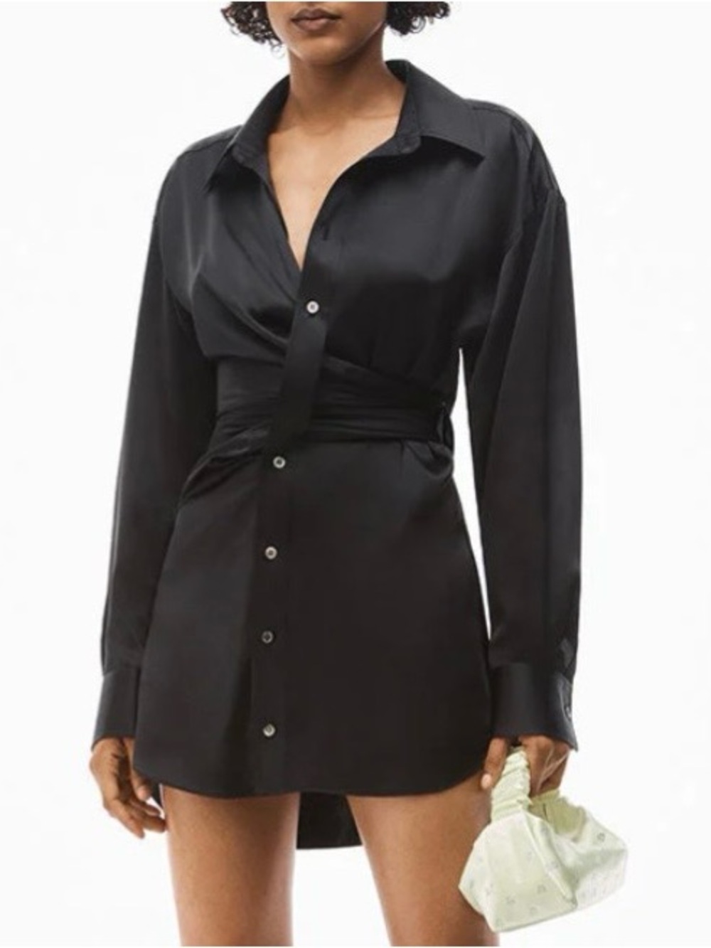 NWT Alexander Wang_T Silk Shirt Dress